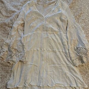 Altar'd State white Textured Fabric